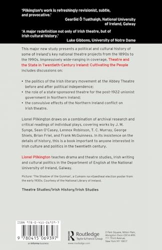 Theatre and the State in TwentiethCentury Ireland,New