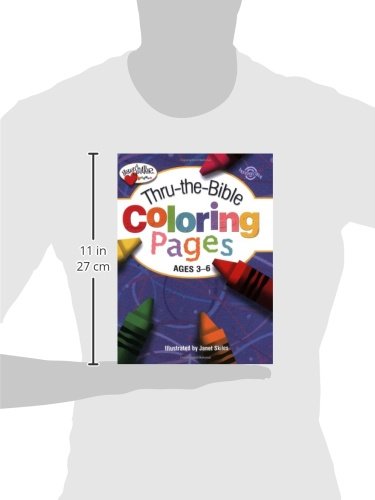 ThrutheBible Coloring Pages: Ages 36 (Heartshaper),Used