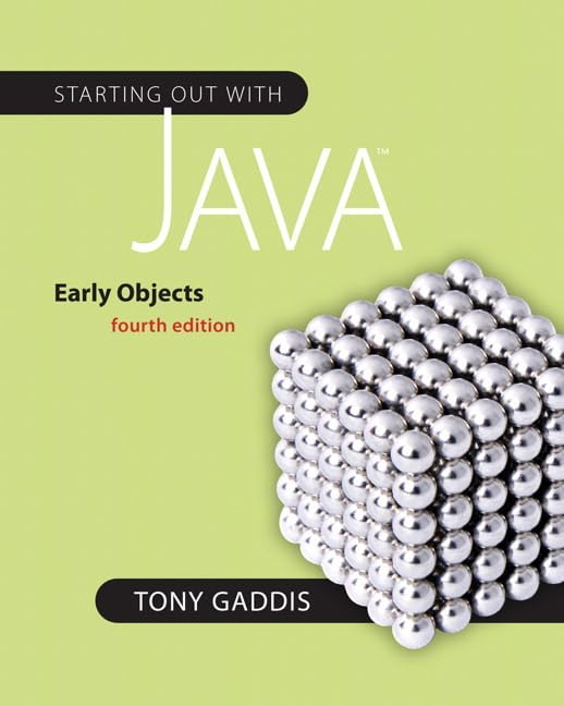 Starting Out with Java: Early Objects (Gaddis Series),Used