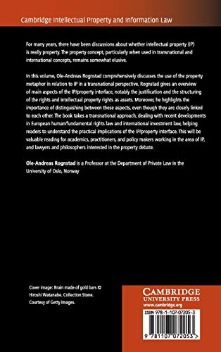 Property Aspects of Intellectual Property (Cambridge Intellectual Property and Information Law, Series Number 46),Used