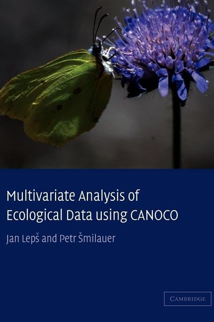 Multivariate Analysis of Ecological Data using CANOCO,Used