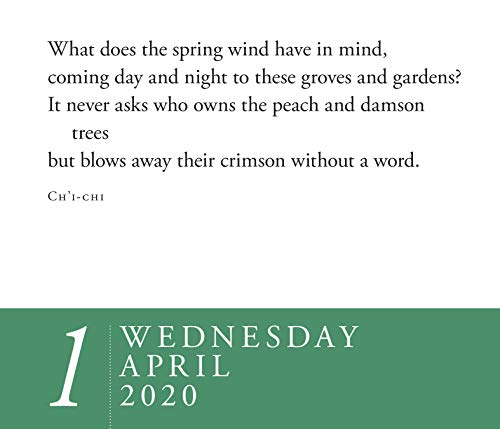 Zen PageADay Calendar 2020,New