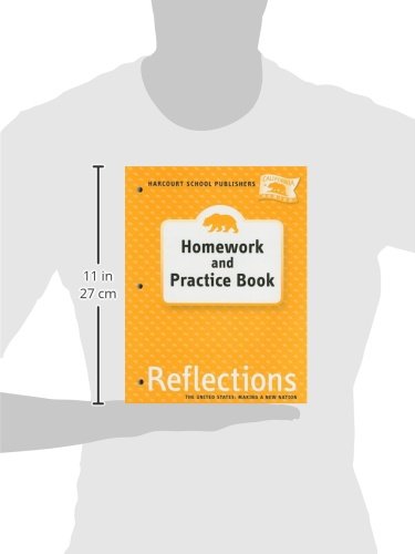 Harcourt School Publishers Reflections California: Homework & Practice Book Reflection, Grade 5,New