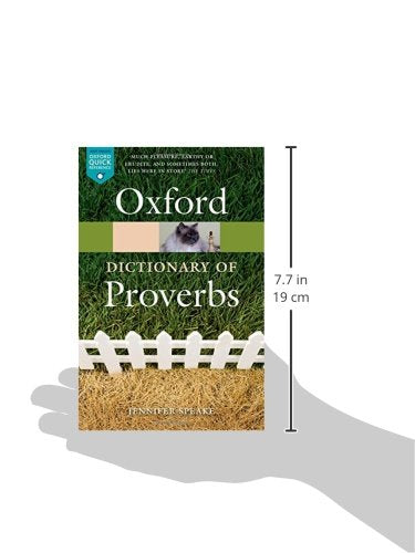 The Oxford Dictionary of Proverbs (Oxford Quick Reference),Used