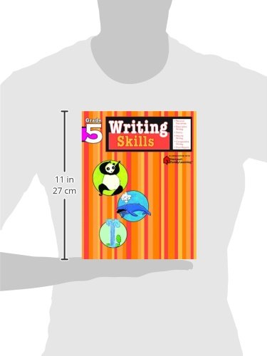 Writing Skills: Grade 5 (Flash Kids Harcourt Family Learning),Used