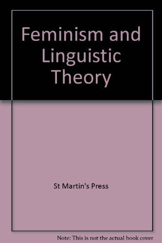 Feminism and Linguistic Theory,Used