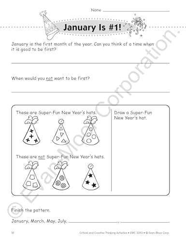 Critical and Creative Thinking Activities, Grade 3,Used