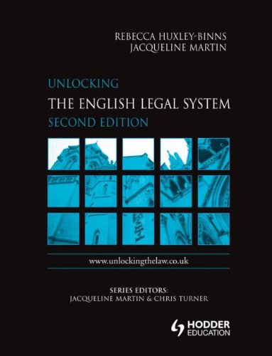Unlocking the English Legal System (Unlocking the Law),Used