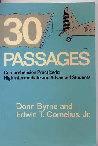 30 Passages: Comprehension Practice for High Intermediate and Advanced Students,Used
