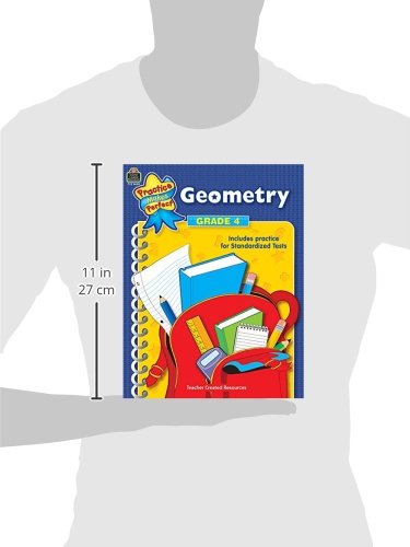 Geometry, Grade 4 (Practice Makes Perfect Series),Used