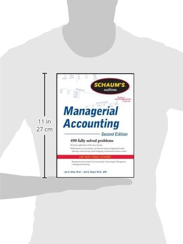 Schaum's Outline of Managerial Accounting, 2nd Edition (Schaum's Outlines),New