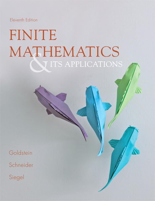 Finite Mathematics & Its Applications (11th Edition),Used