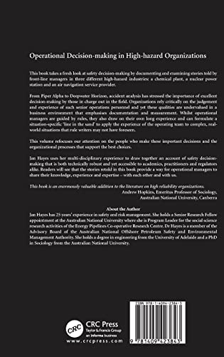 Operational Decisionmaking in Highhazard Organizations: Drawing a Line in the Sand,Used