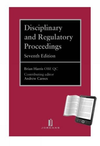 Disciplinary and Regulatory Proceedings,Used