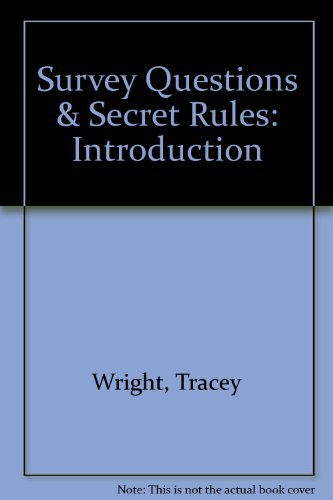 Survey Questions & Secret Rules: Introduction,Used