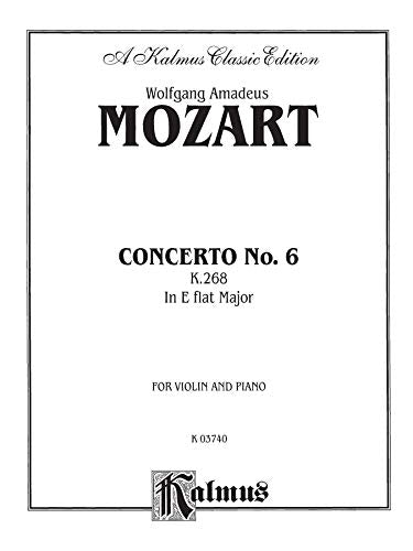 Violin Concerto No. 6, K. 268 (Kalmus Edition),Used