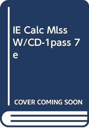 IE Calc Mlss W/CD1pass 7e,Used