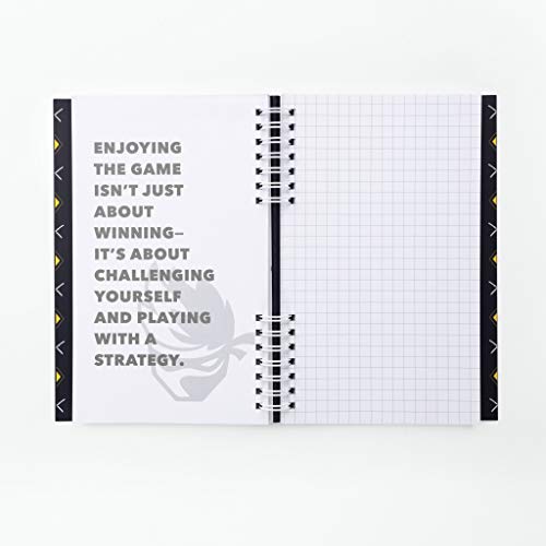 Ninja Notebook: Notebook With Stickers And Tips To Improve Your Egame,Used