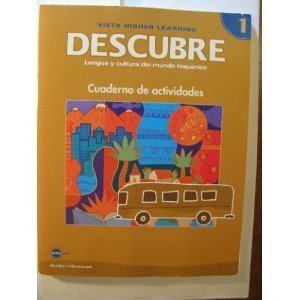 DESCUBRE, nivel 1  Lengua y cultura del mundo hispnico  Student Activities Book (English and Spanish Edition),Used