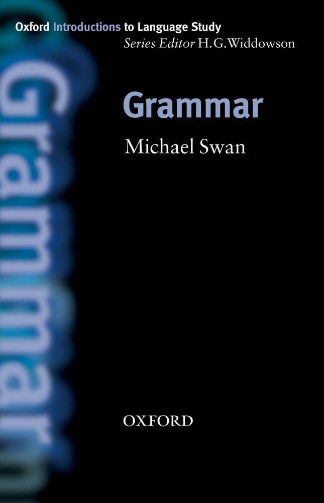 Grammar (Oxford Introduction to Language Study Series),Used
