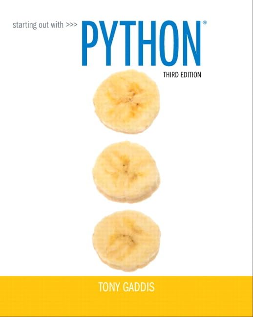 Starting Out with Python (3rd Edition),Used