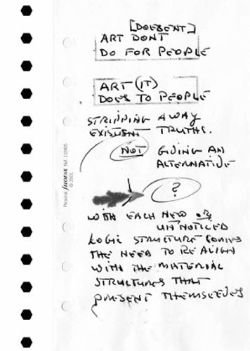 Lawrence Weiner: If in Fact There is A Context: 100 Notes, 100 Thoughts: Documenta Series 008,Used