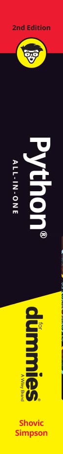 Python AllinOne For Dummies, 2nd Edition (For Dummies (Computer/Tech)),Used