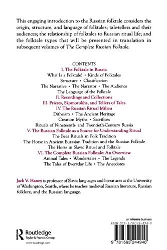 An Introduction to the Russian Folktale (Complete Russian Folktale (Paperback)),Used