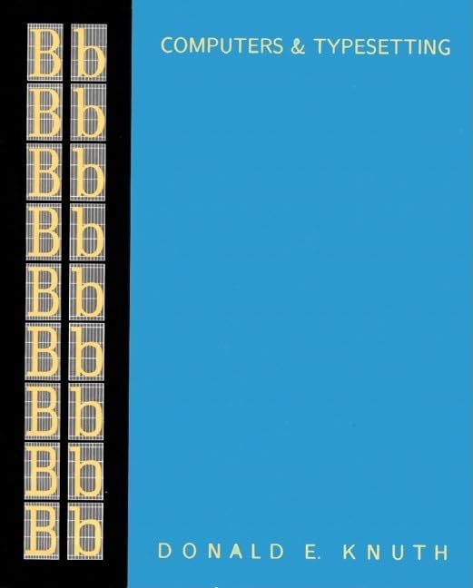 Computers & Typesetting, Volume B: TeX: The Program,Used