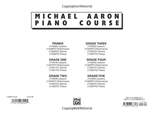 Michael Aaron Piano Course Technic: Primer,Used