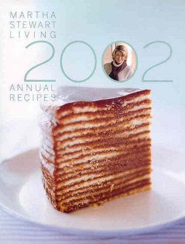 Martha Stewart Living Annual Recipes 2002,Used