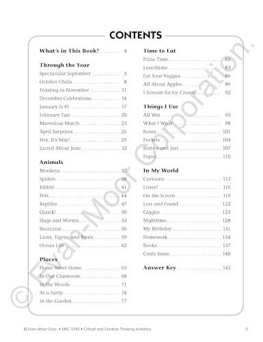 Critical and Creative Thinking Activities, Grade 3,Used