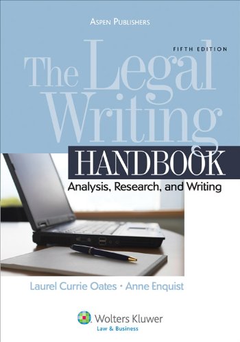 The Legal Writing Handbook: Analysis, Research And Writing, 5Th Edition,New