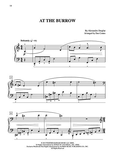 Harry Potter and the Deathly Hallows, Part 1: Easy Piano,Used