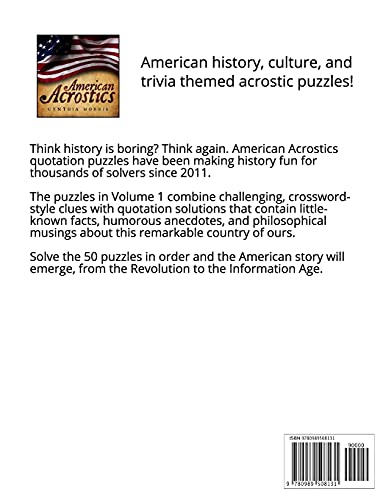 American Acrostics Volume 1: U.S. History 101,Used