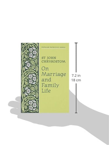 On Marriage And Family Life (Popular Patristics) (English And Ancient Greek Edition),Used