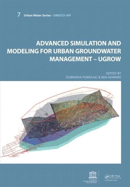 Advanced Simulation and Modeling for Urban Groundwater Management UGROW: UNESCOIHP (Urban Water Seriesunescoihp),Used