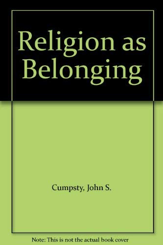 Religion as Belonging,New