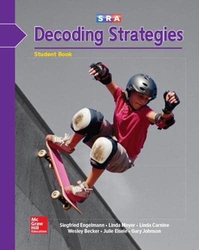 Sra Decoding Strategies (Decoding B1 Student Book),New