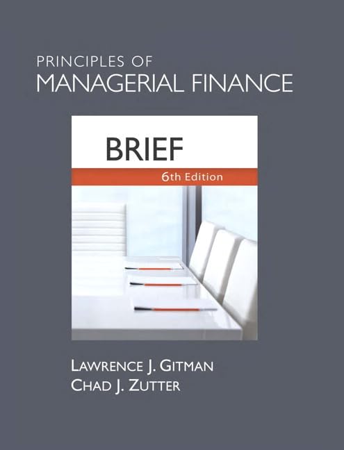 Principles of Managerial Finance,Used