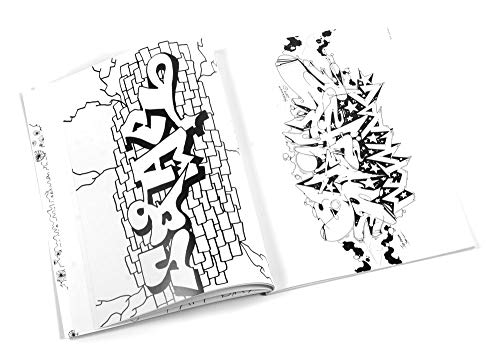 Graffiti Coloring Book (Graffiti Coloring Book, 1),Used