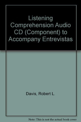 Listening Comprehension Audio CD (Component) to accompany Entrevistas,Used
