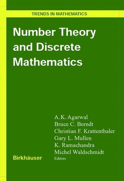 Number Theory and Discrete Mathematics (Trends in Mathematics),Used