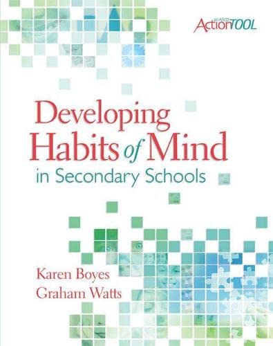 Developing Habits of Mind in Secondary Schools: An ASCD Action Tool,Used
