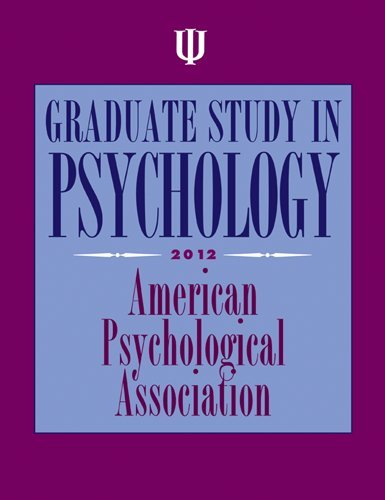 Graduate Study in Psychology, 2012,Used
