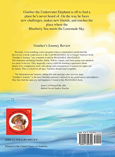 Gunther's Journey: where the blueberry sea meets the lemonade sky,Used