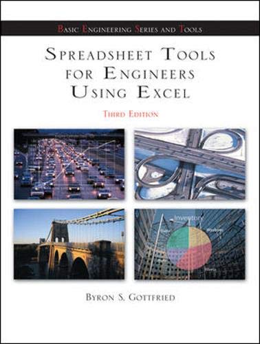 Spreadsheet Tools For Engineers Using Excel (Mcgrawhill'S Bestbasic Engineering Series And Tools),Used
