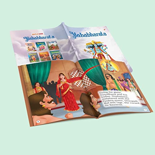 Inez My First Mythology Tale (Illustrated) (Set Of 5 Books)  Mahabharata, Krishna, Hanuman, Ganesha, Ramayana  Story Book For ,New