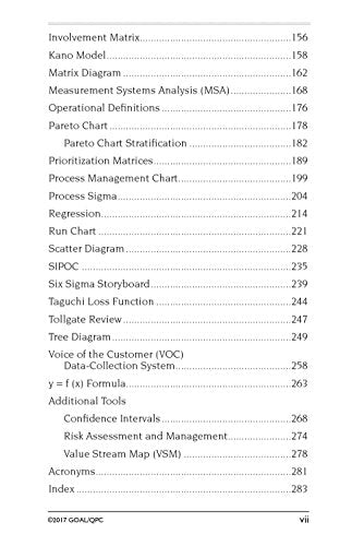 Six Sigma Memory Jogger II: A Pocket Guide,New