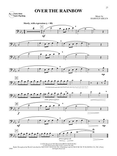 The Wizard of Oz Instrumental Solos: Trombone, Book & CD (Pop Instrumental Solos Series),Used